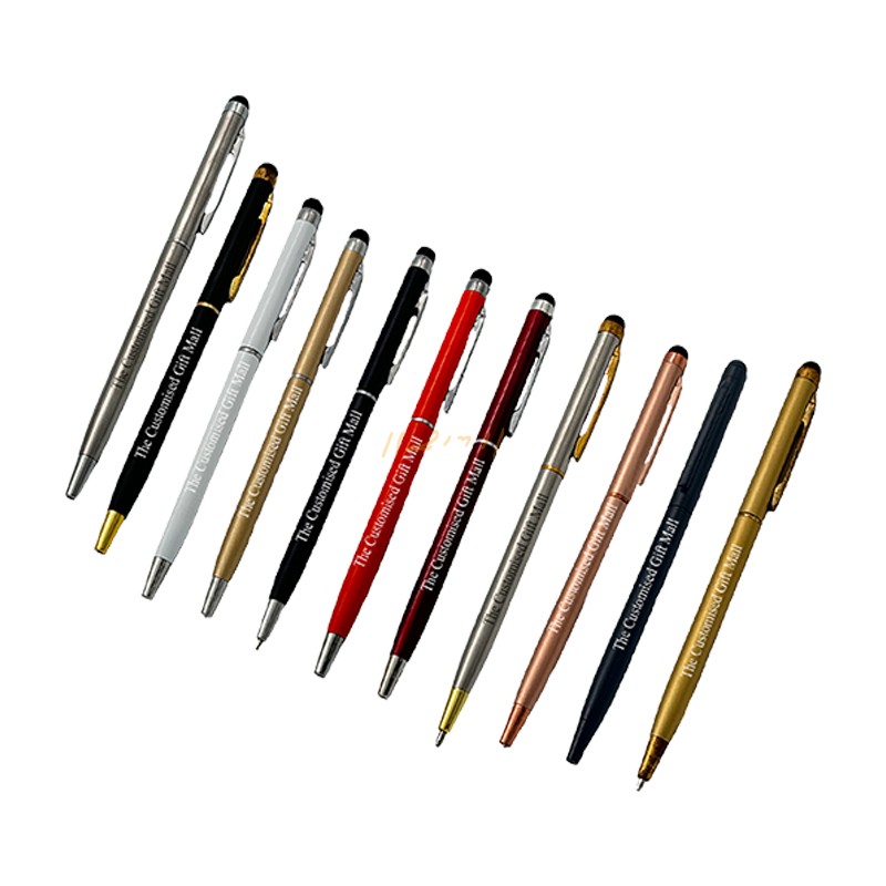 Slim Metal Touch Pen – 2-in-1 Stylus Corporate Pen