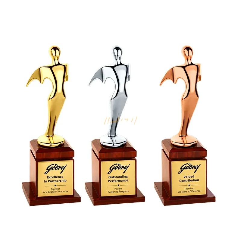 Sculpted Metal Corporate Excellence Trophy