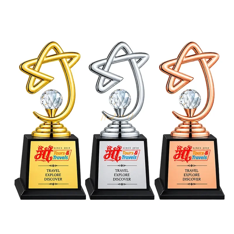 Orbit Star Metal Corporate Trophy