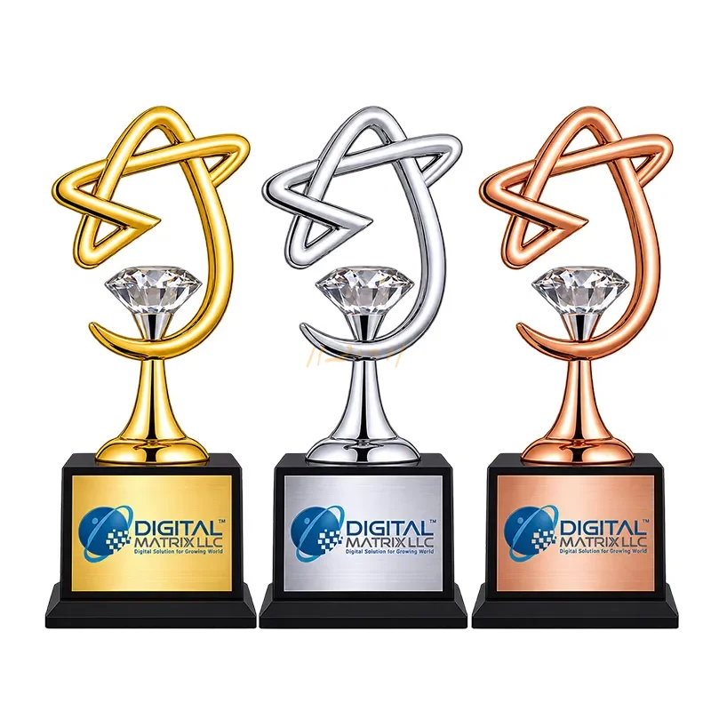 Celestial Star Metal Corporate Trophy