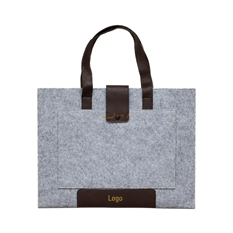 Felt Laptop Tote Bag