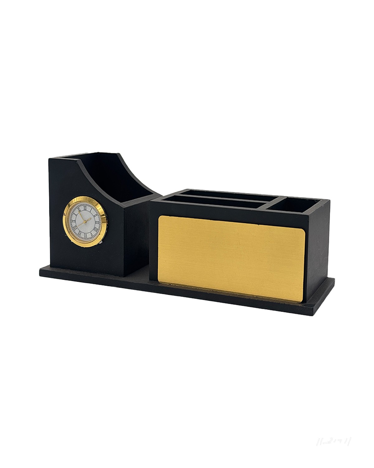 Executive Desk Organizer with Clock