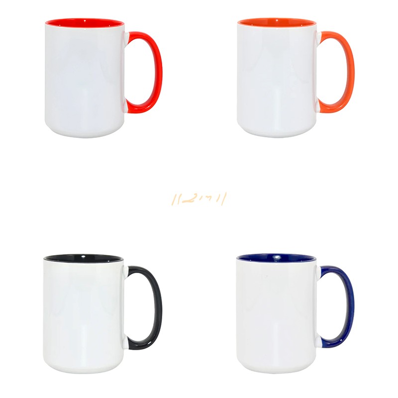 Sublimation 15oz 3 Tone Color Ceramic Mug