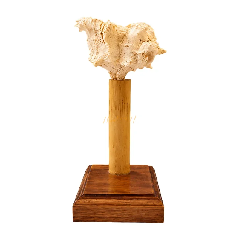 Ocean Bloom Sea Shell Pedestal Planter