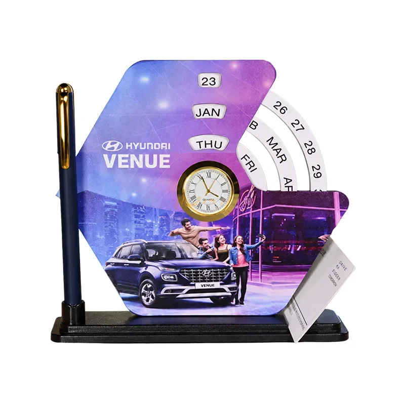 Hexa Ring Perpetual Desk Calendar