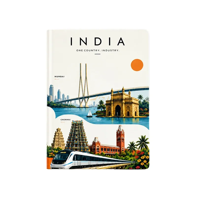 BrandCanvas A5 Flex Vegan Leather Diary with Edge-to-Edge Printing