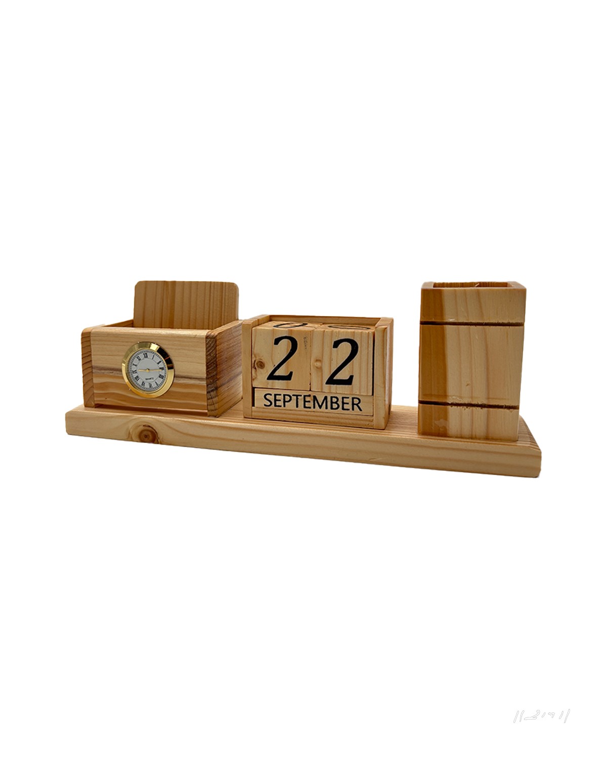 Premium Wooden Desktop Organizer