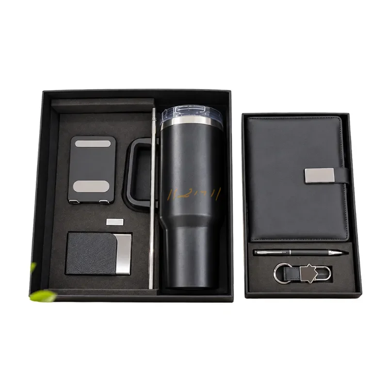 Corporate Gift Set with Travel Mug & Notebook
