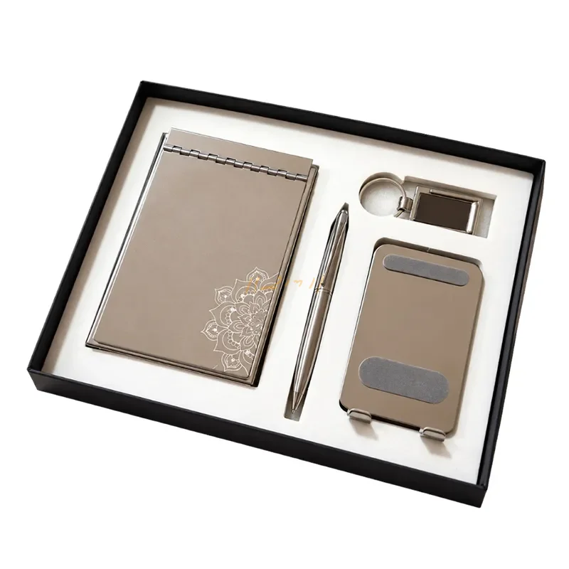 Executive Mirror-Finish 4-Piece Corporate Desk Gift Set