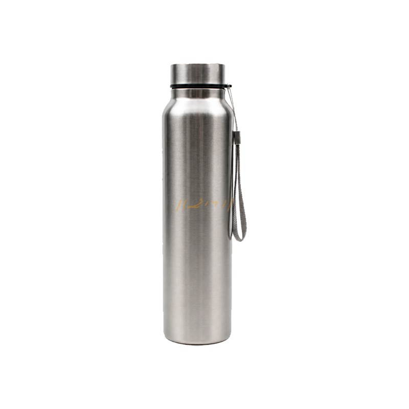 1000ml Stainless-Steel Water Bottle with Carry Strap
