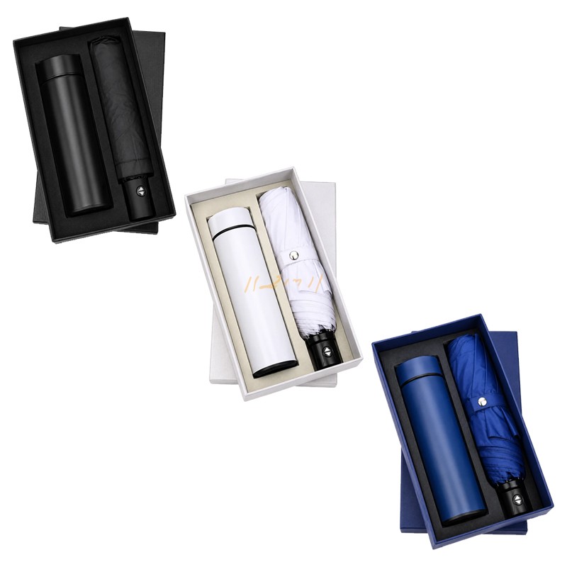 Travel Duo 2-in-1 Corporate Gift Set – Bottle & Umbrella Custom Branding Edition