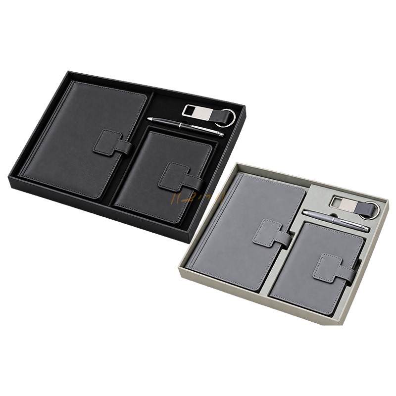 Professional Journey 4-in-1 – Diary, Passport Holder, Pen & Keychain Executive Gift Set