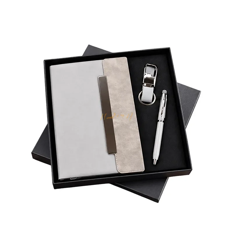 Grey Executive Notebook Corporate Gift Set