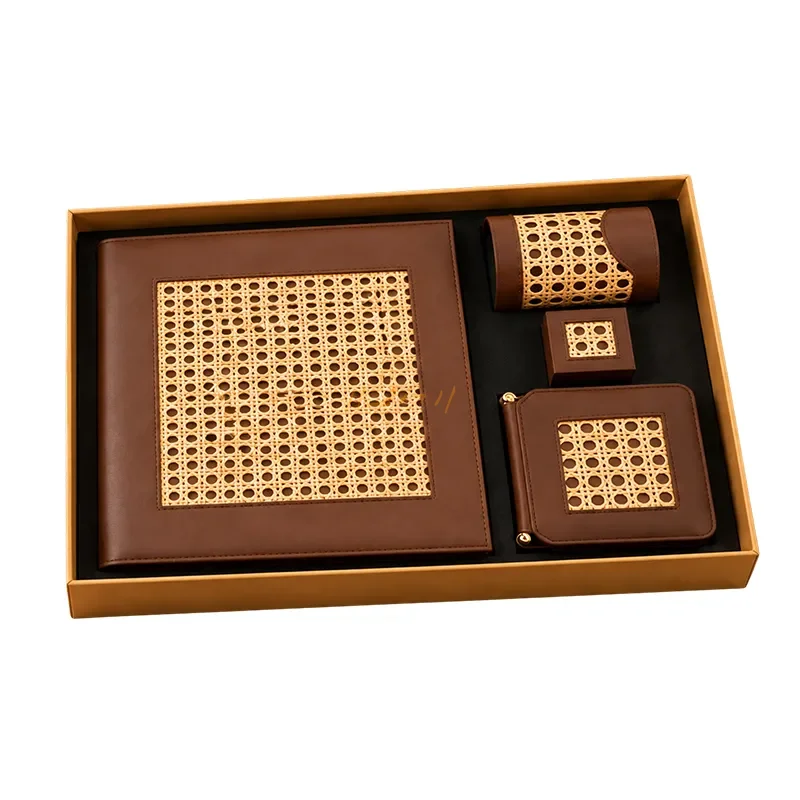 4-in-1 Cane-Design Conference Gift Set with UV-Printed Branding