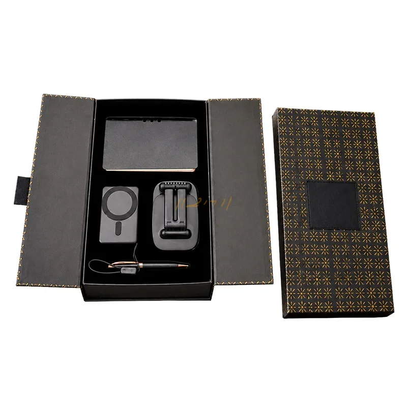 4-in-1 Smart Executive Gift Set with Magnetic Wireless Charging
