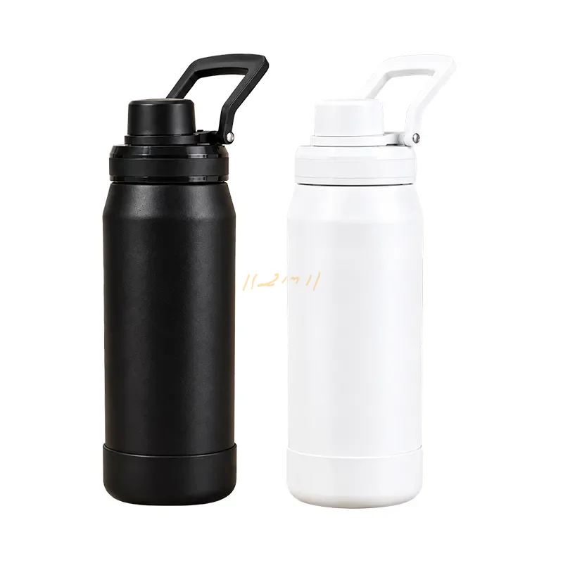 Insulated Stainless Steel Flask with Carry Handle