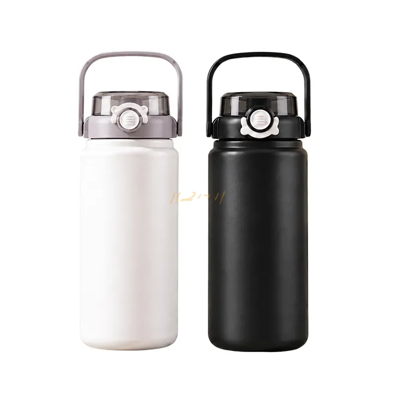 Insulated Stainless Steel Flask with Mobile Stand