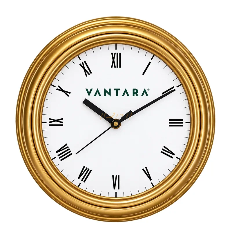 Regal Heritage 9-Inch Promotional Wall Clock – Luxury Corporate Branding Edition