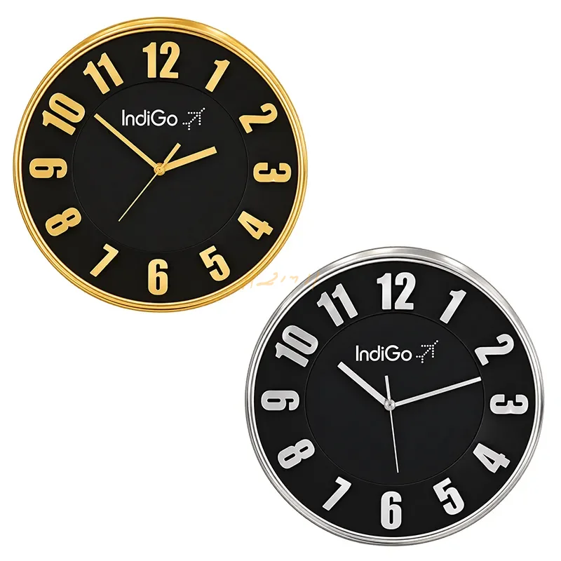 Two Signature Finishes, One Timeless Brand Statement | Custom Promotional Wall Clock