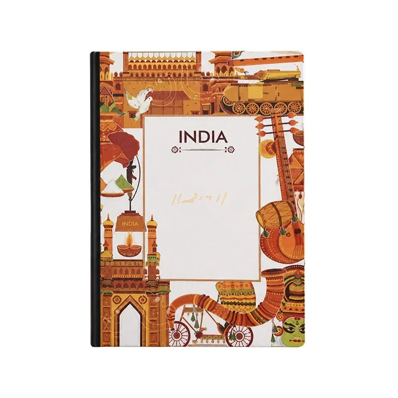 India Heritage Multicolour Acrylic Diary | A5 PU Hardcover